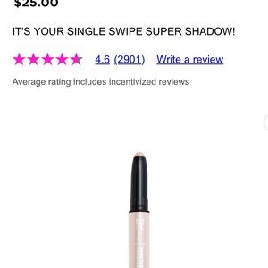 NWT IT Cosmetics No Tug Cream Eyeliner, Passionate Pearl, Light Pink w Shimmer!!